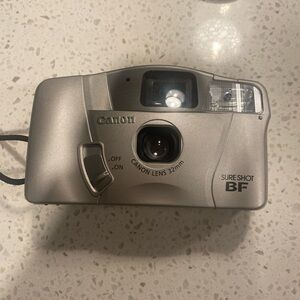 Canon Sure Shot BF Silver Camera - Tested , Works